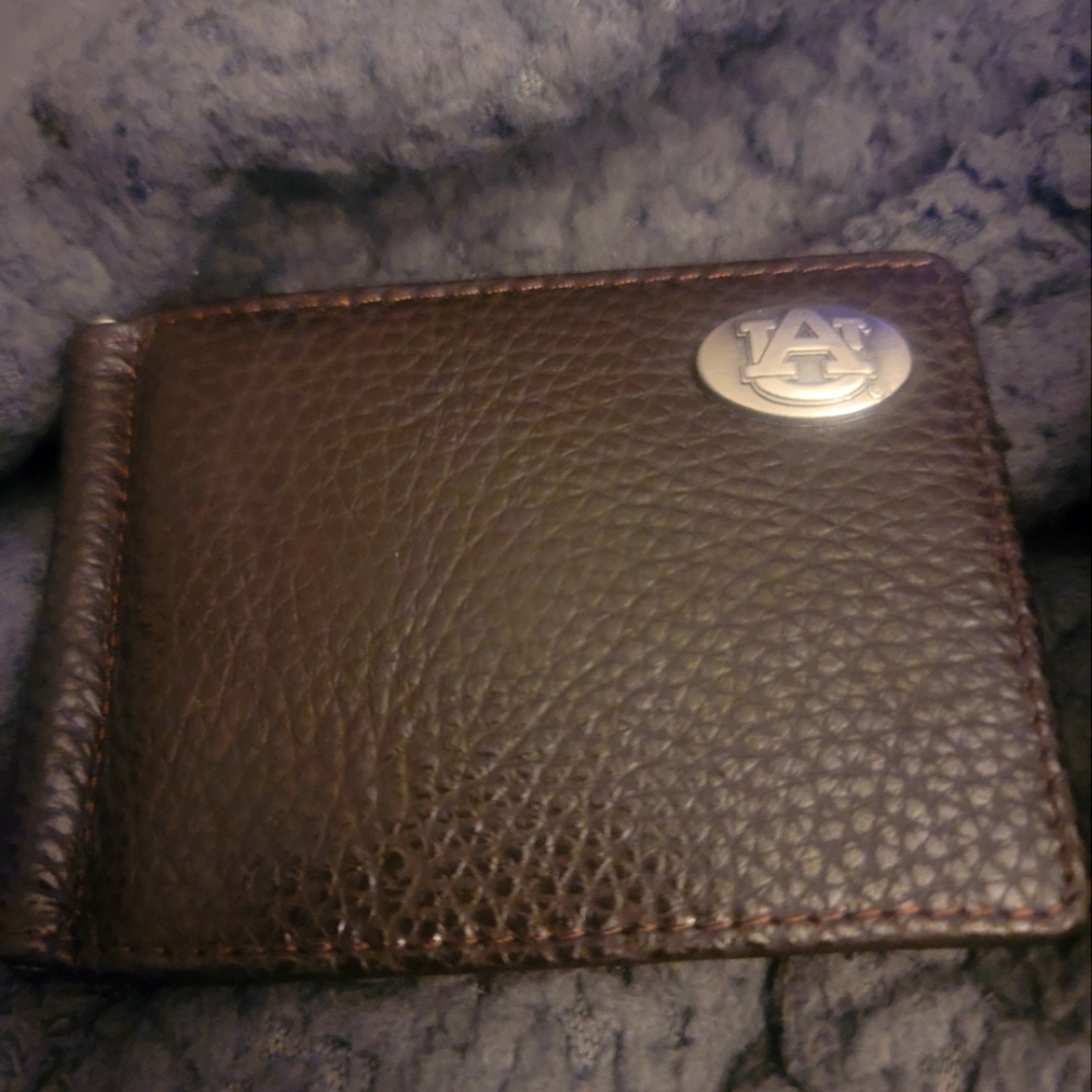 Auburn Brown Leather Wallet